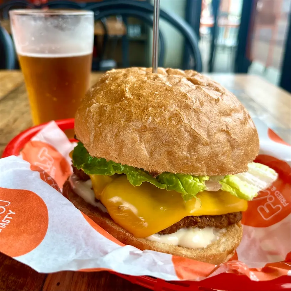 Pickle And Mustard Burger