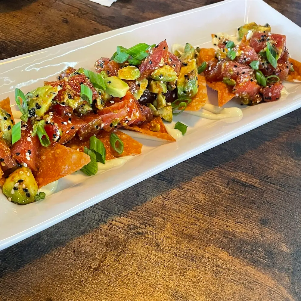 Ahi Nachos