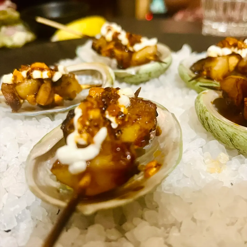 Abalone & Shiitake Kushiyaki