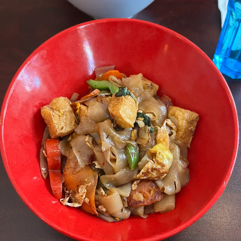 Pad Kee Mao With Tofu