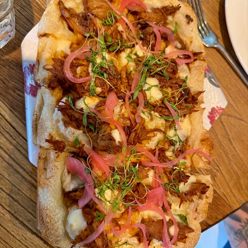 Lamb And Pickled Onion Pizza