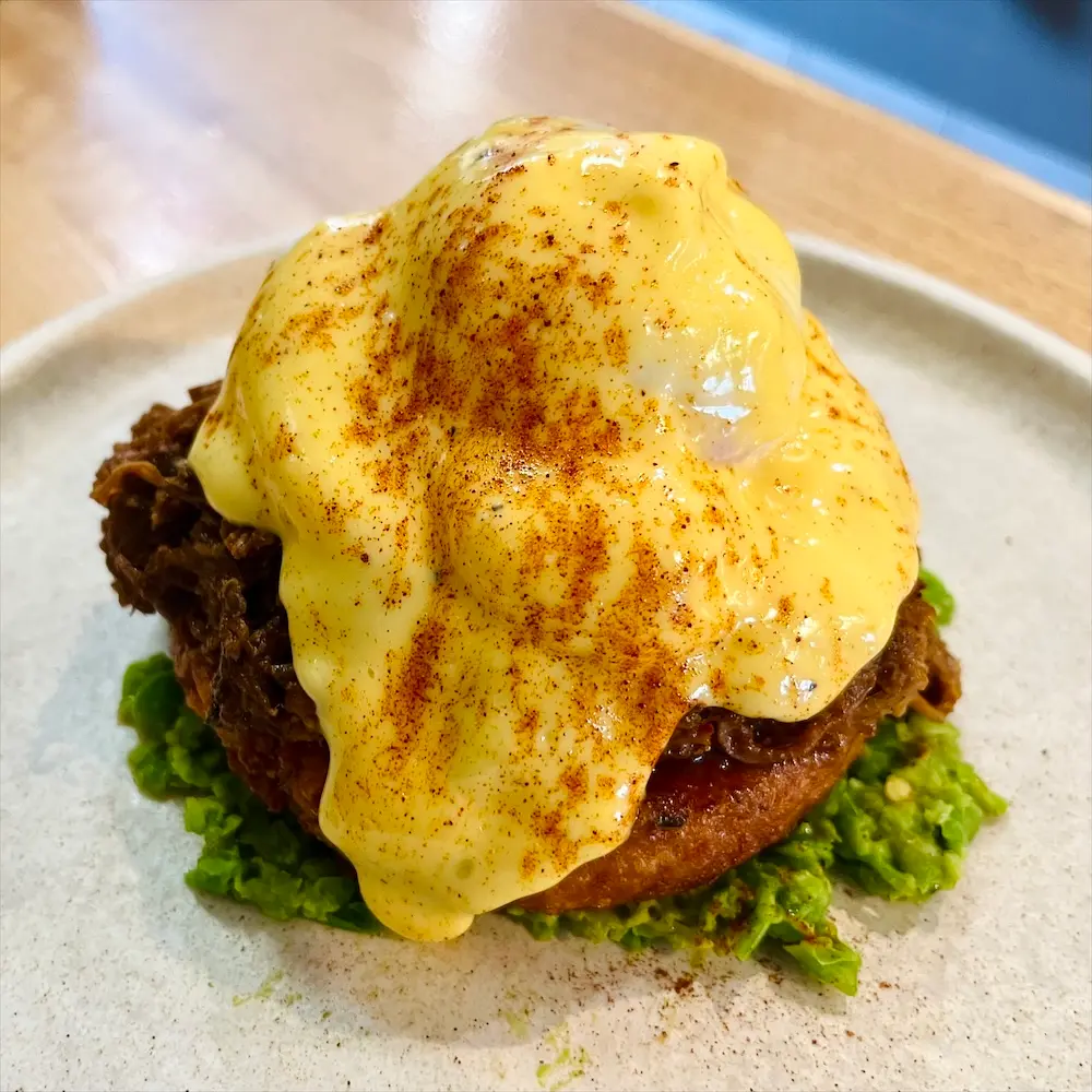 Pulled Pork Eggs Benedict