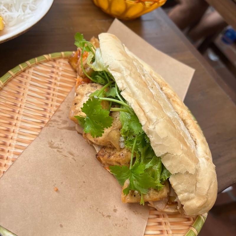 Tofu And Mushroom Banh Mi